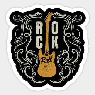 Rock & Roll - Guitar Sticker